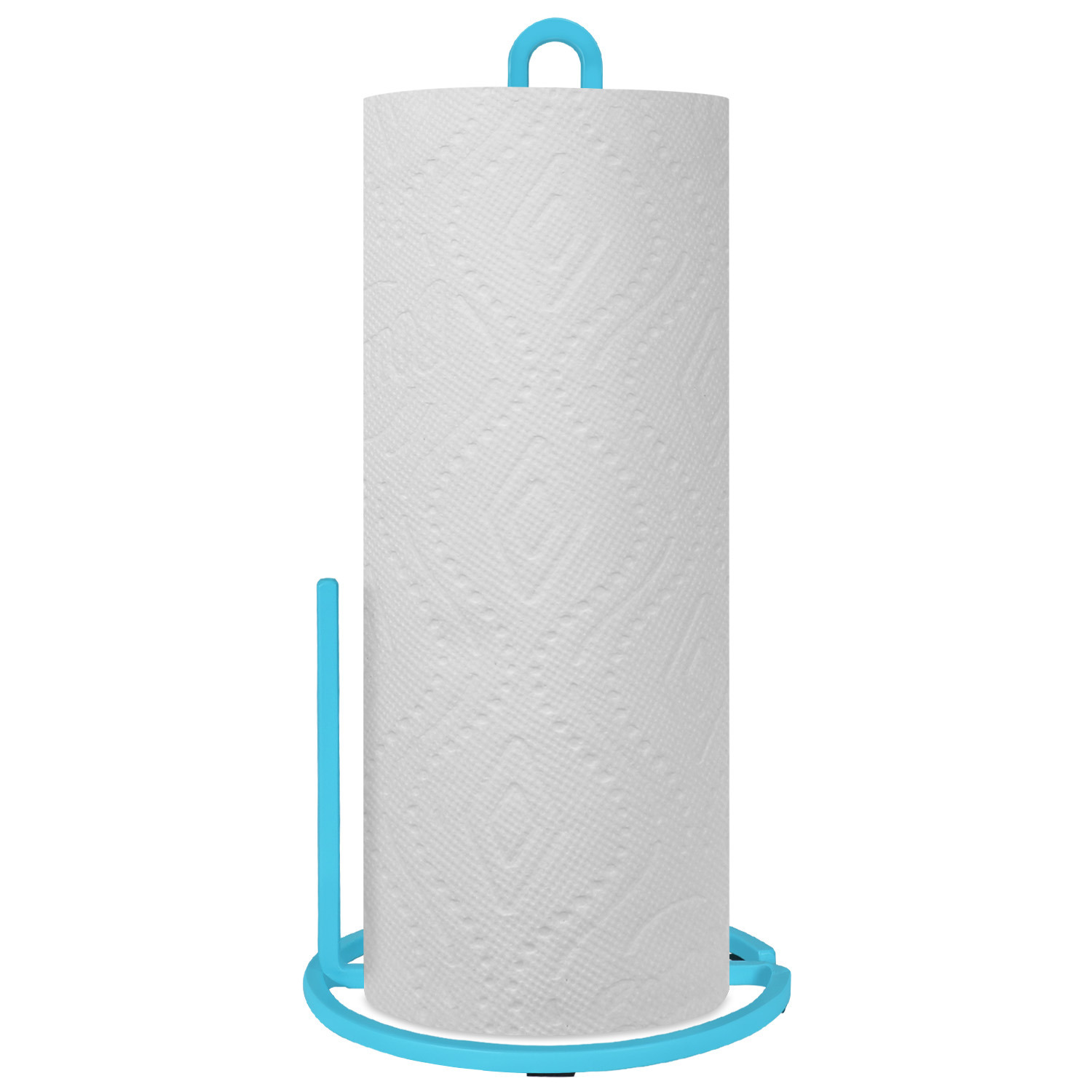 Turquoise square modern paper towel holder 