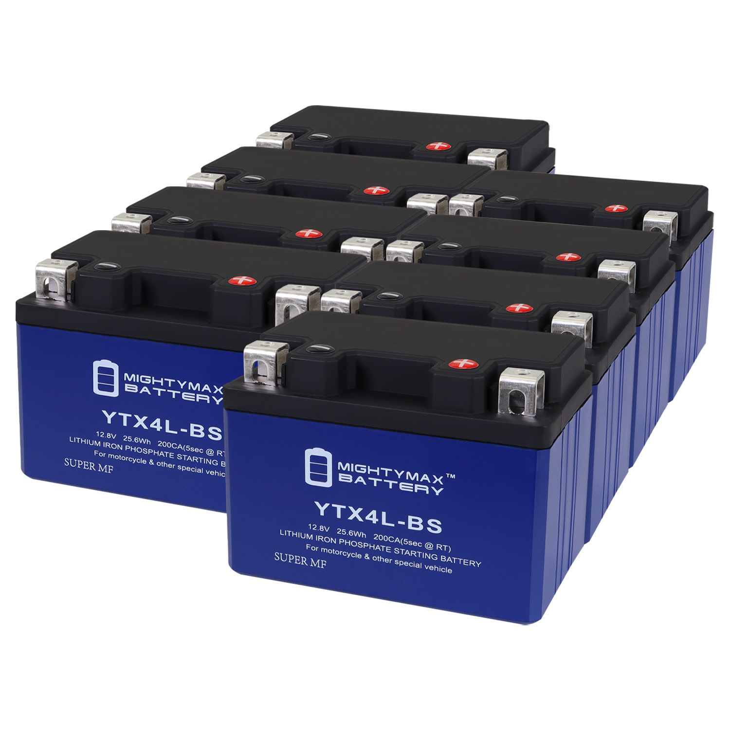 YTX4L-BS Lithium Replacement Battery Compatible with Kawasaki 110 KLX110, L 23 - 8 Pack