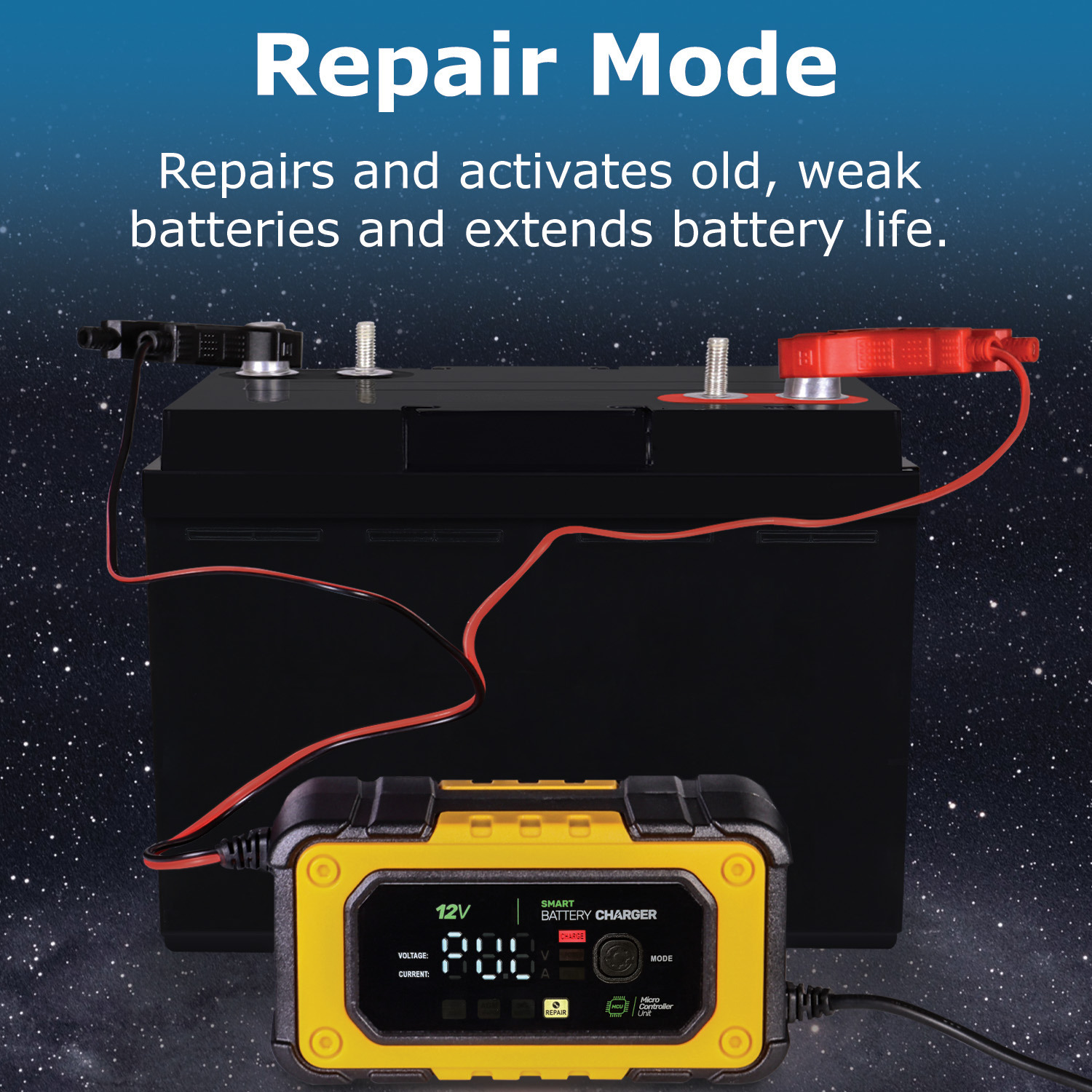 12V 7Amp Battery Smart Charger Maintainer for Electric Scooter