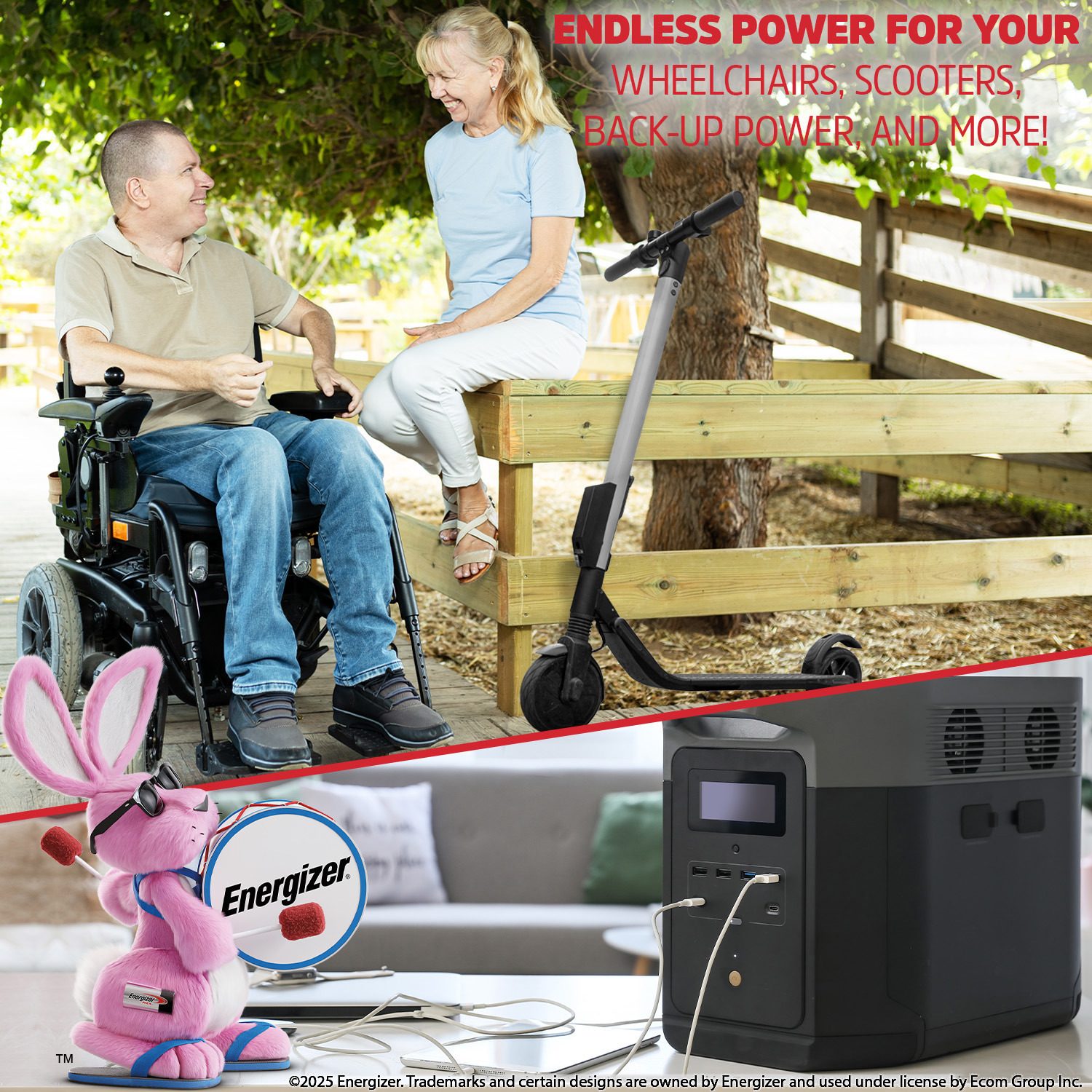 Energizer EN12-12, 12 Volt 12 Amp Hr, Long Lasting Sealed Lead Acid AGM Rechargeable Battery Ideal For Use In Backup Power, Kids Ride On, Electric Scooters, Wheelchairs, and more