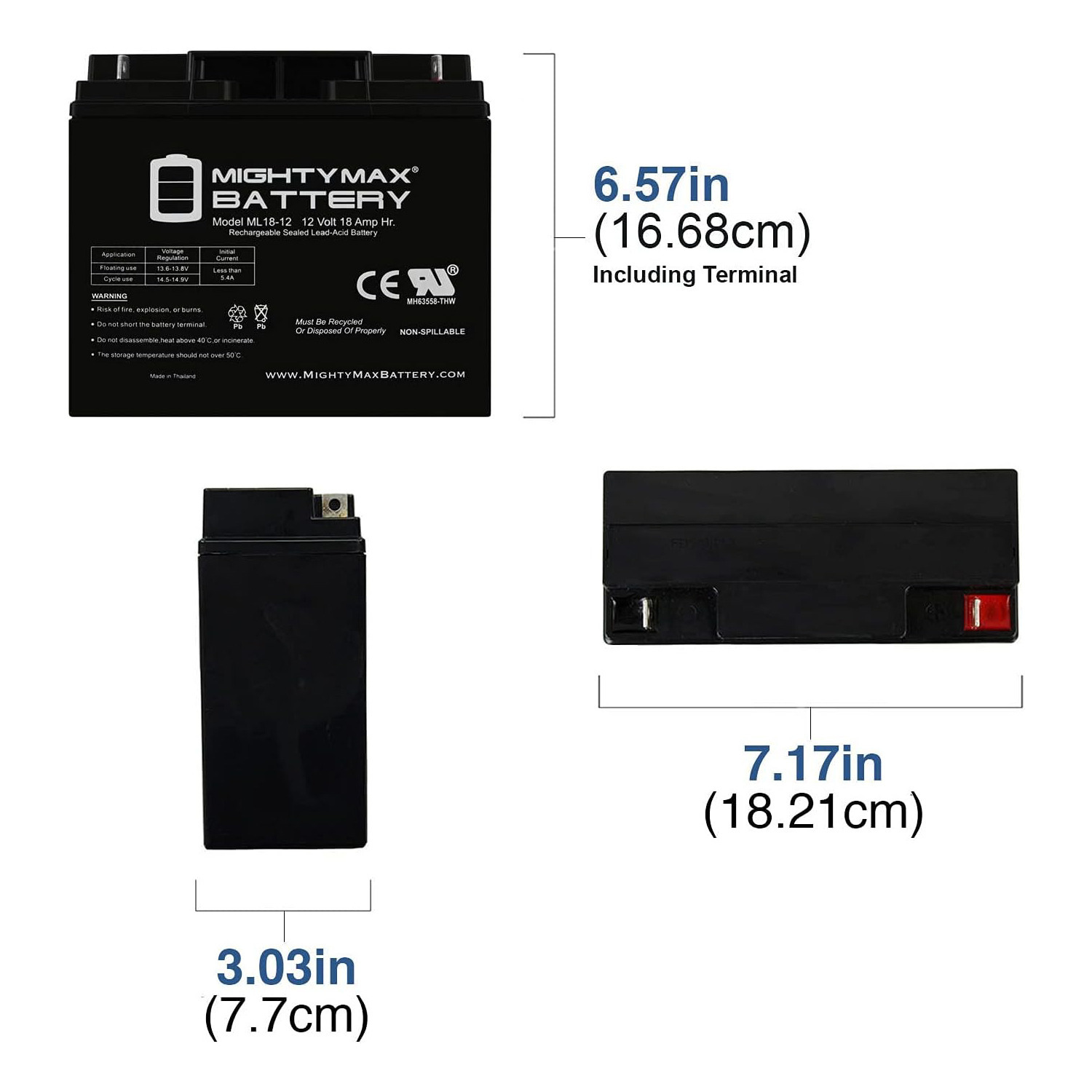 12 Volt 18 AH NB SLA Battery With 12V Solar Panel Charger