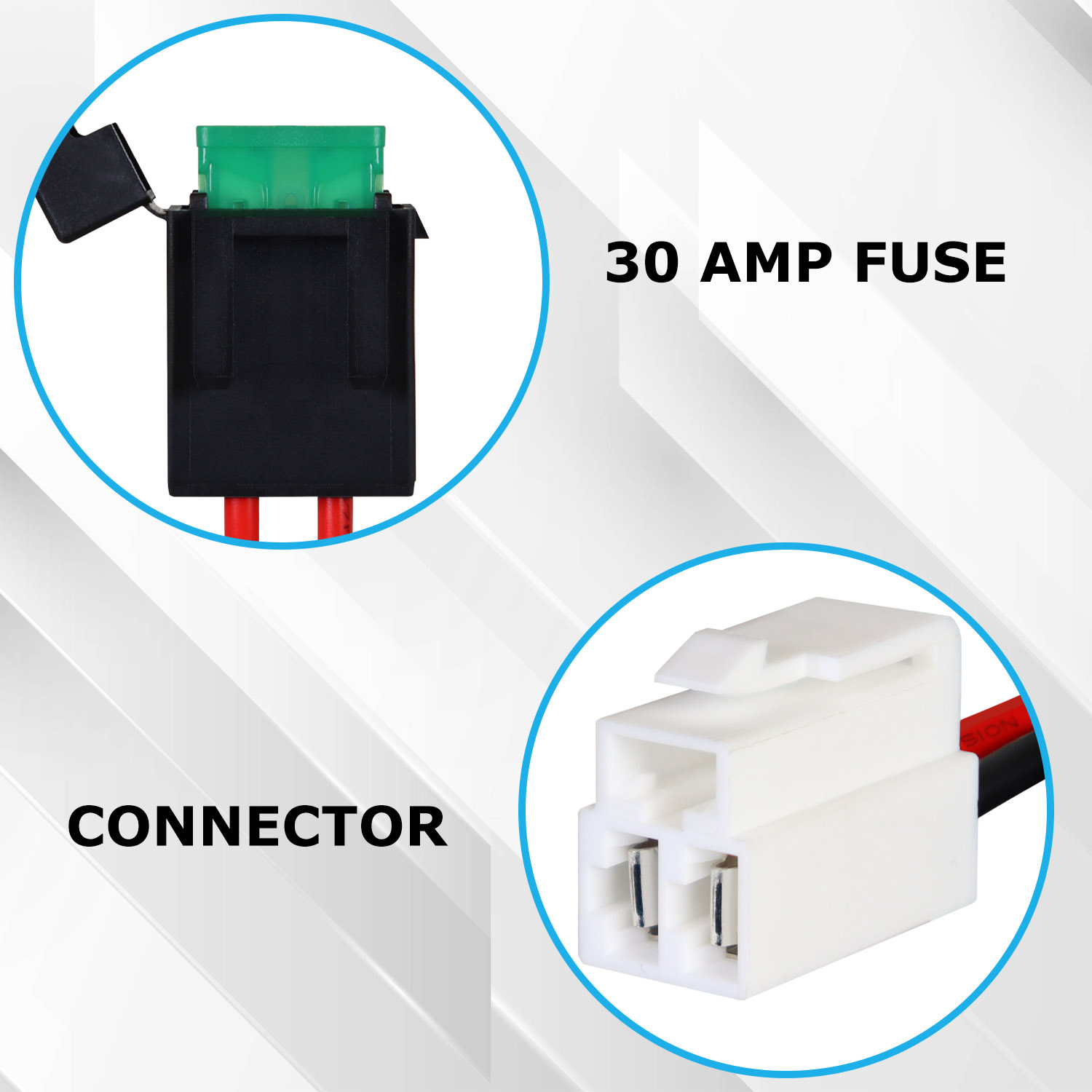 Extended Range Drop in Replacement for 12v Razor Scooter ride on toy 9ah battery kit and harness