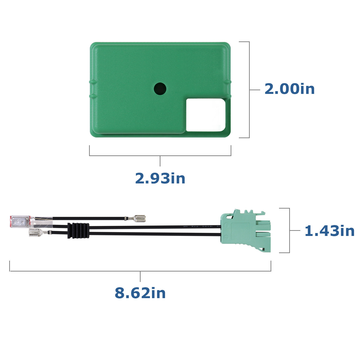 Drop in Replacement for 6 Volt Peg Perego 4.5 AH Ride On Toy battery kit and harness