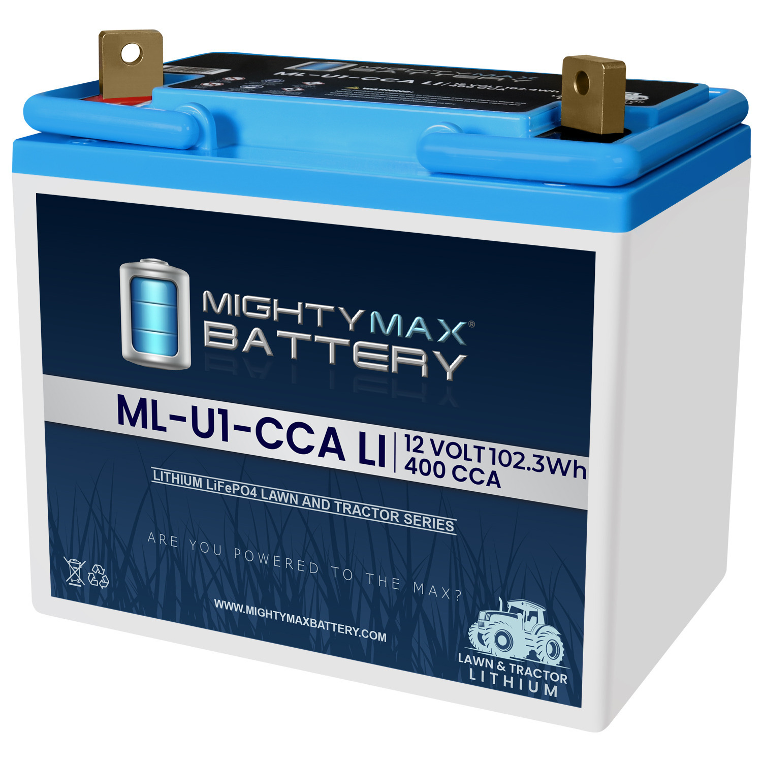 ML-U1-CCALI 12V, Lithium, 400 CCA, Replacement Battery Compatible with E.D Etnyre CurbPaver Road Equipment 1978