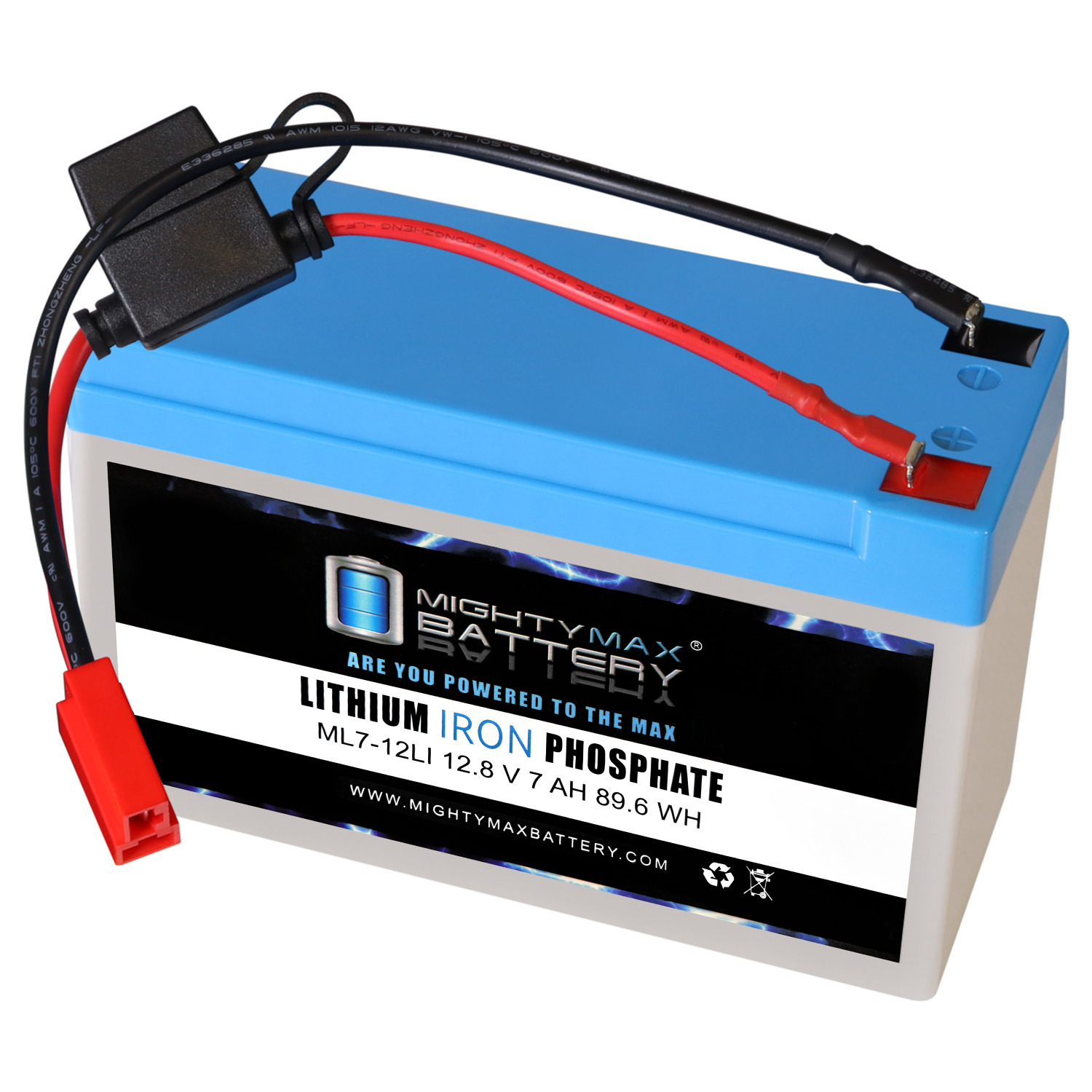 12V 7Ah Lithium Replacement Battery Compatible With Kids Electric Ride On Truck Car