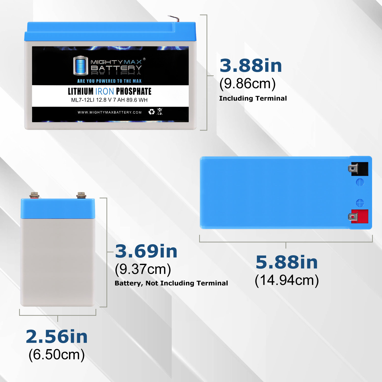 12V 7Ah Lithium Replacement Battery Compatible With 12V Ride On Truck Car