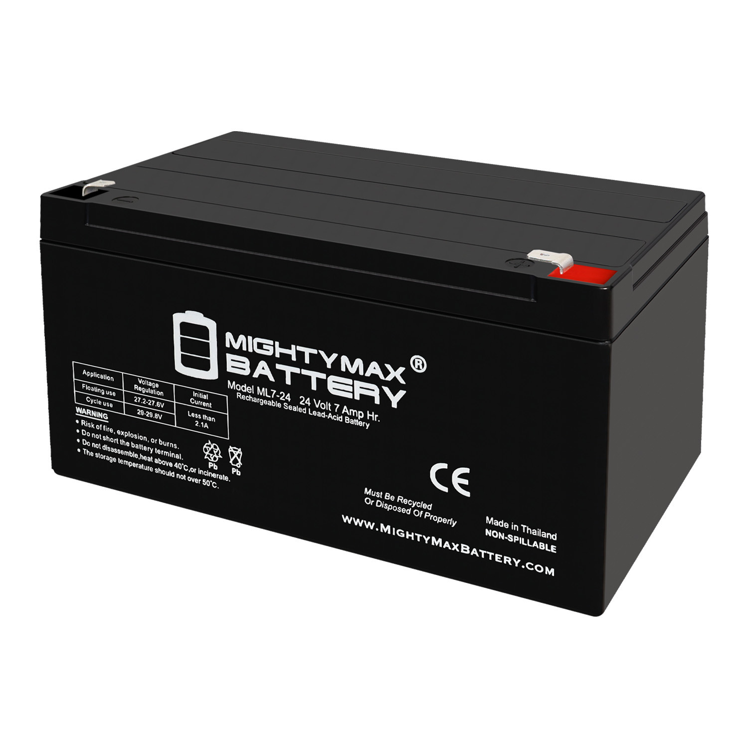24V, 7Ah, SLA, Replacement Battery Compatible with Pulse Performance Products Super C
