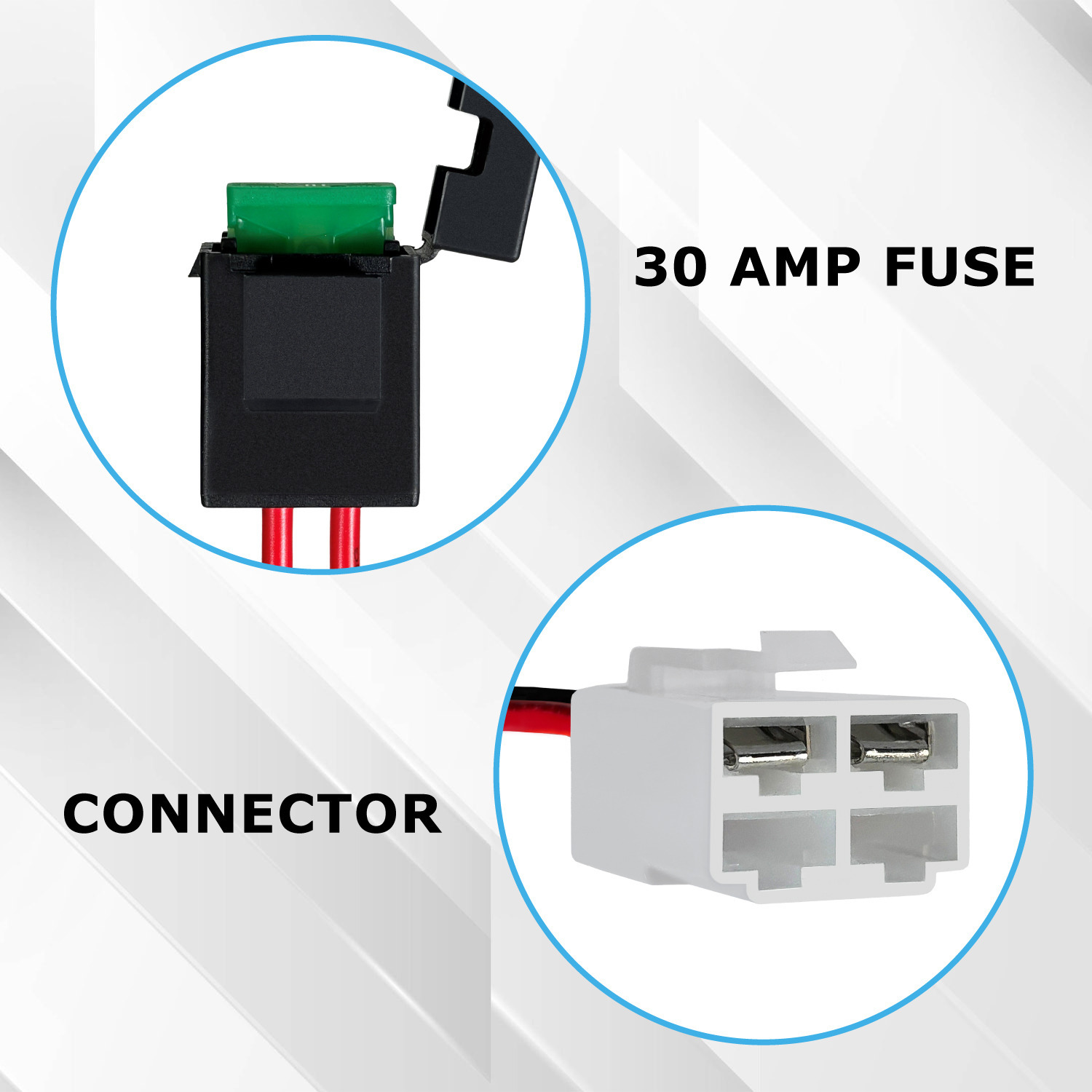 Drop in Replacement for 24V ride on Vehicle with 9ah battery kit and harness with Razor 4 Pins connector